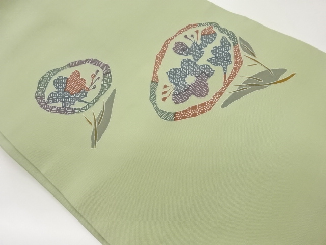 JAPANESE KIMONO / CLASSIC PATTERN CHERRY BLOSSOMS NAGOYA OBI